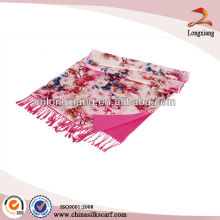 Модная китайская цифровая леди Silk Scarf Printing